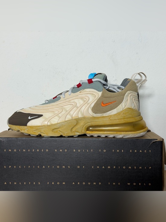 Travis Scott x Nike Air Max 270 React ENG Cactus Trails CT2864-200 Men’s Sz 10.5 main image 10